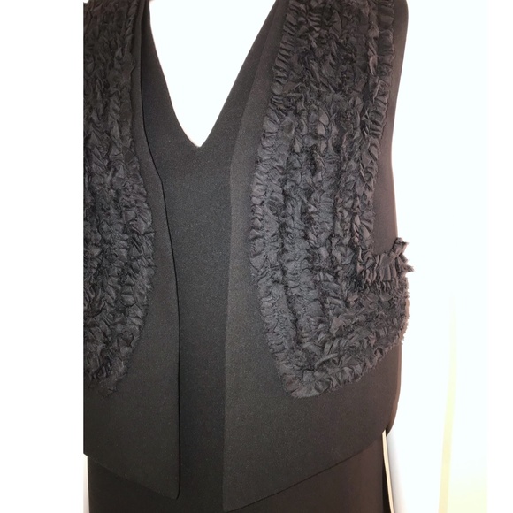 Givenchy Runway 2-Tone Sleeveless Mini Dress with Ruffled Vest - Picture 10 of 10